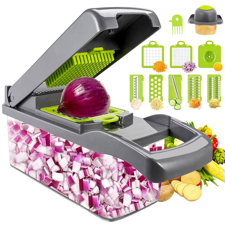 Multifunction Vegetable Chopper Slicer Adjustable Vegetable Cutter Safe for  Kitchen - Kourani Online