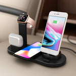 Indlæs billede til gallerivisning The Z1 4 in 1 Qi Wireless Charger For IPhone and Android
