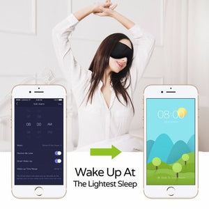 The Z1 Smart App Sleep Headphones with Eye Mask