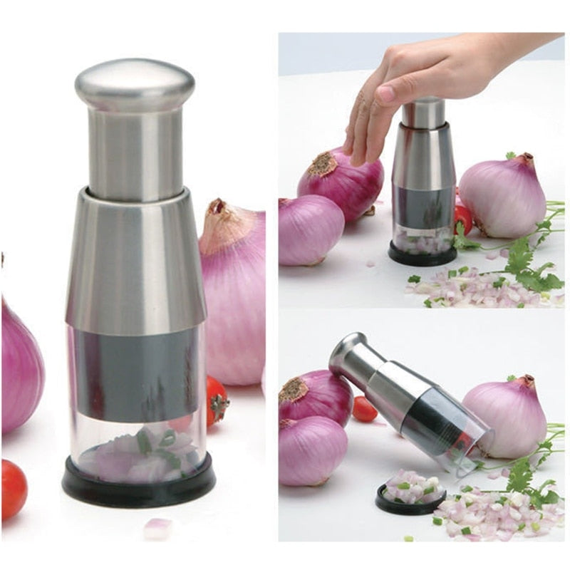 The Z1 Pressed Food Chopper for Vegetables, Fruits and Salad