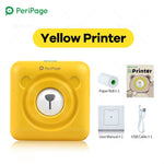 Afbeelding in Gallery-weergave laden, Peripage A6 Photo Printer Notes Sticker Label Printing Machine Wireless Bluetooth Mini Portable Printer Marker 8 Kinds of Color
