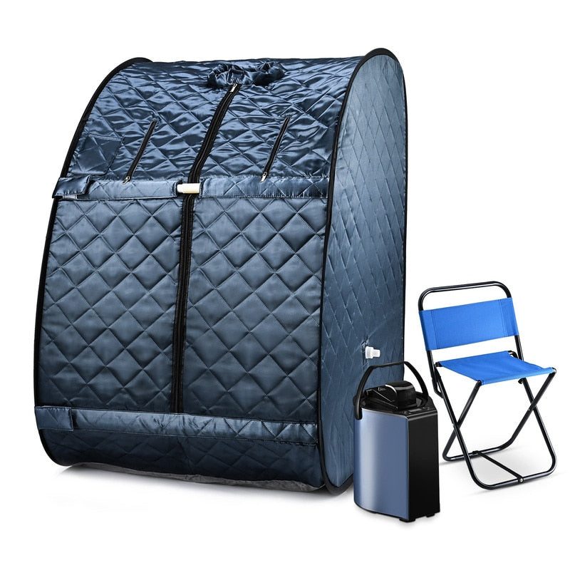 The Z1 Portable Steam Sauna Foldable Lightweight w/ Protective Bag and Chair