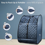 Indlæs billede til gallerivisning The Z1 Portable Steam Sauna Foldable Lightweight w/ Protective Bag and Chair
