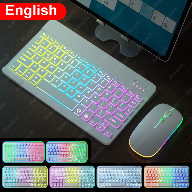 The Z1 Keyboard For Tablet Android iOS Windows Rainbow
