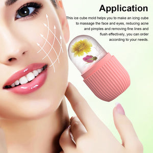 The Z1 Face Ice Cube Mold Massager