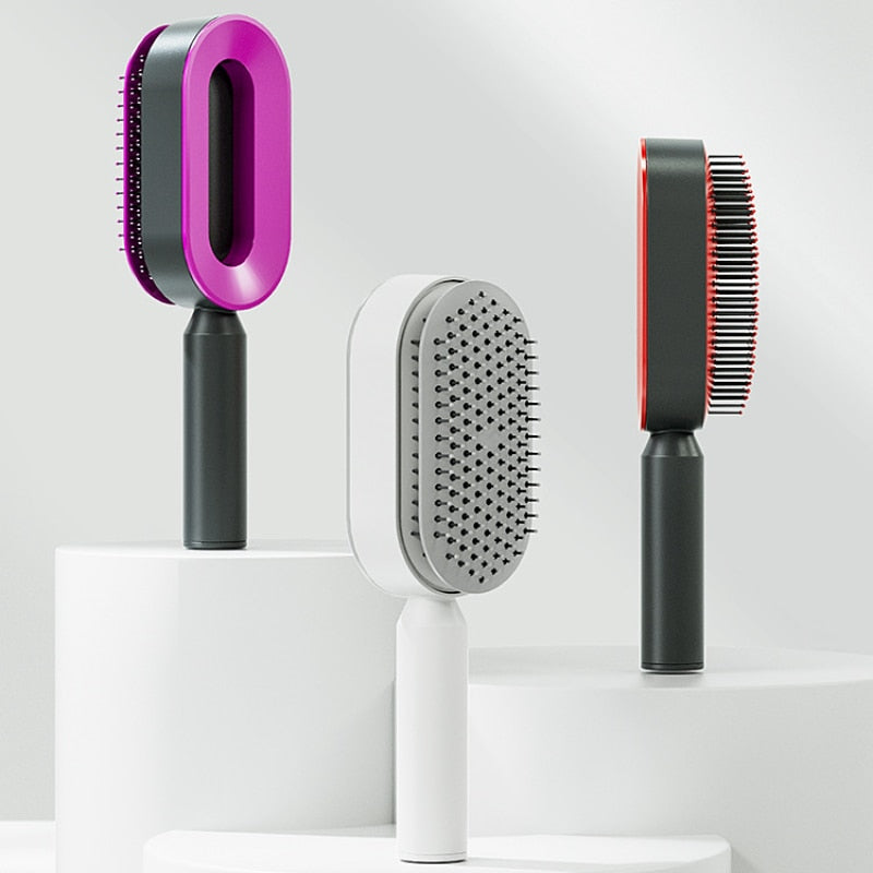 The Z1 Self Cleaning Hair Brush