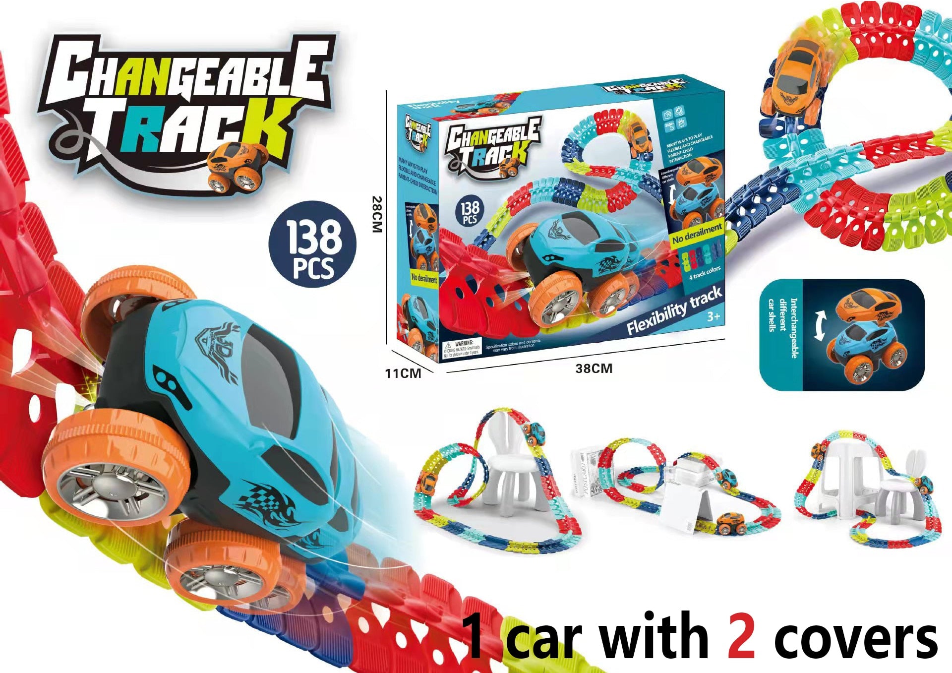 The Z1 Flexible Car Toy with LED