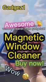 Videó betöltése és lejátszása a galériamegjelenítőben: The Z1 Double-sided Magnetic Window Cleaner
